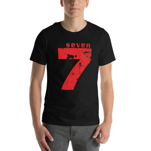The 77s - '7' Official T-shirt Black