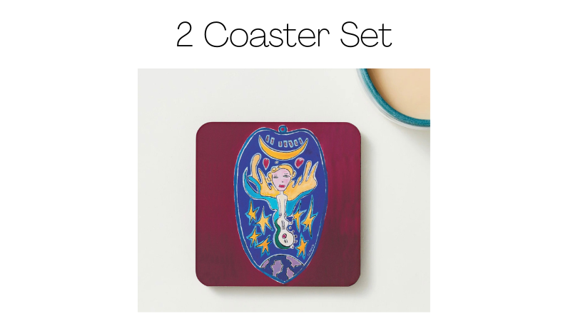 Flap Your Wings Coaster Set of 2