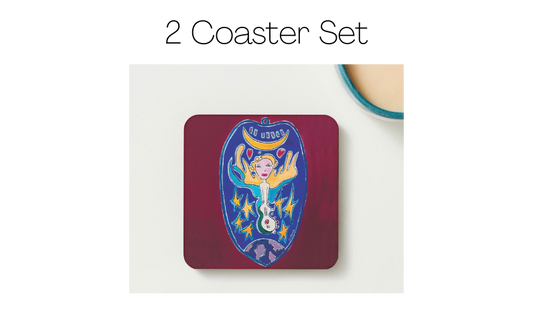 Flap Your Wings Coaster Set of 2