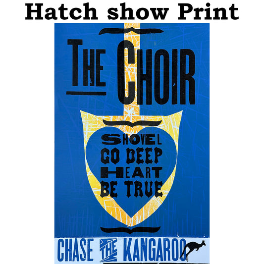 Autographed - Hatch Show Print - Chase The Kangaroo