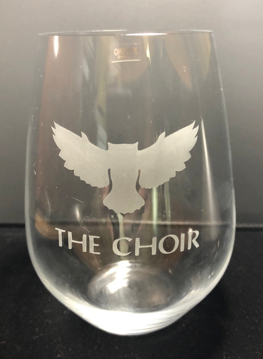 Owl Stemless Wine Glass