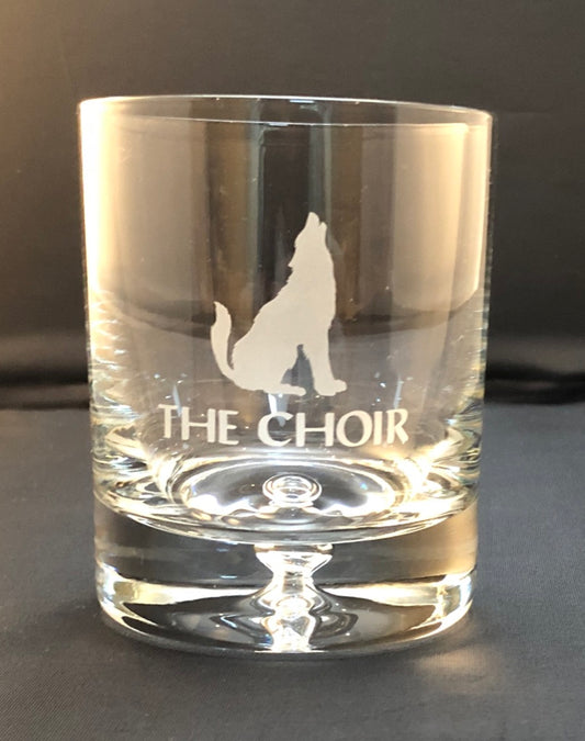 Howling Wolf On The Rocks Glass