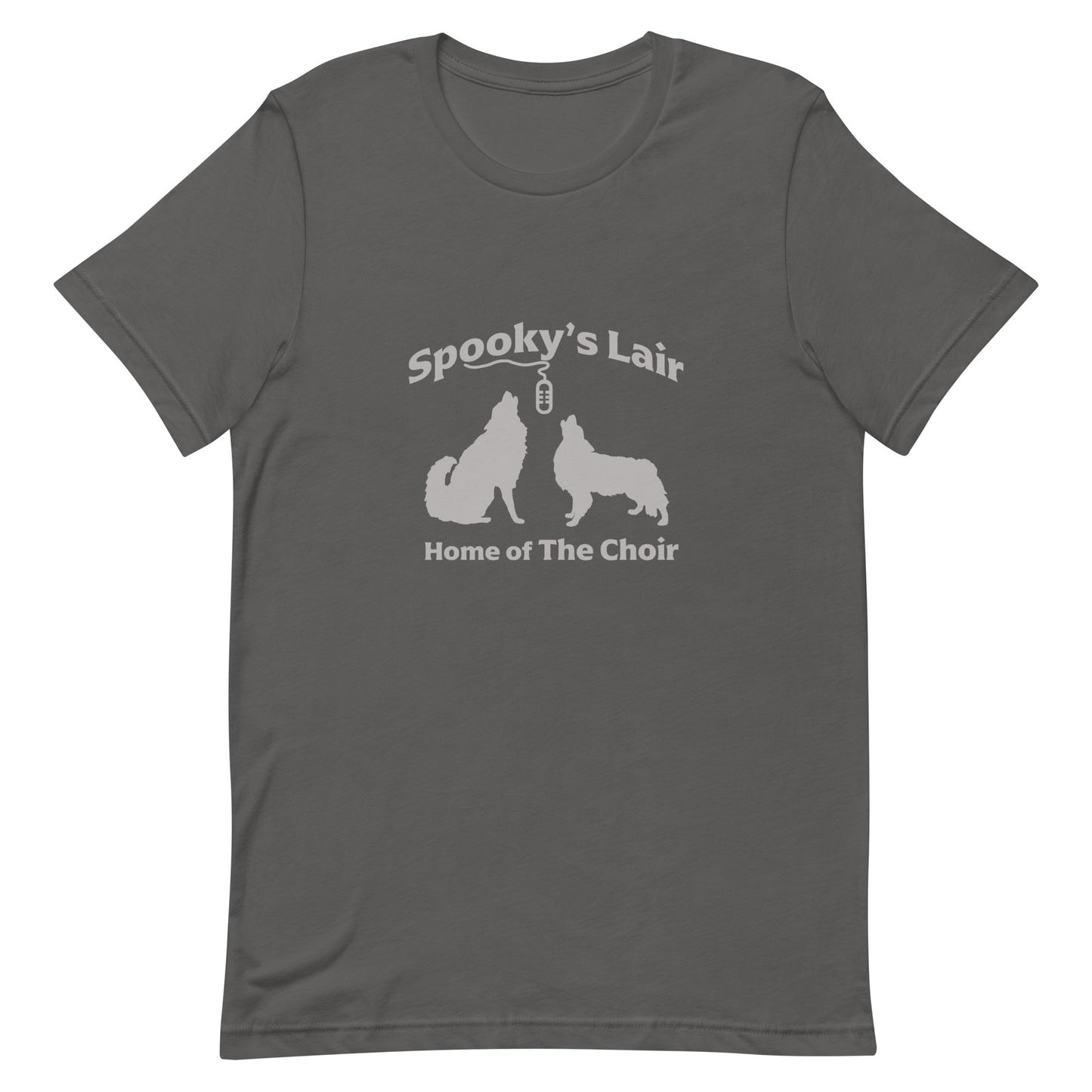 Spooky's Lair - Gray Logo - Unisex t-shirt** (addt'l colors available)