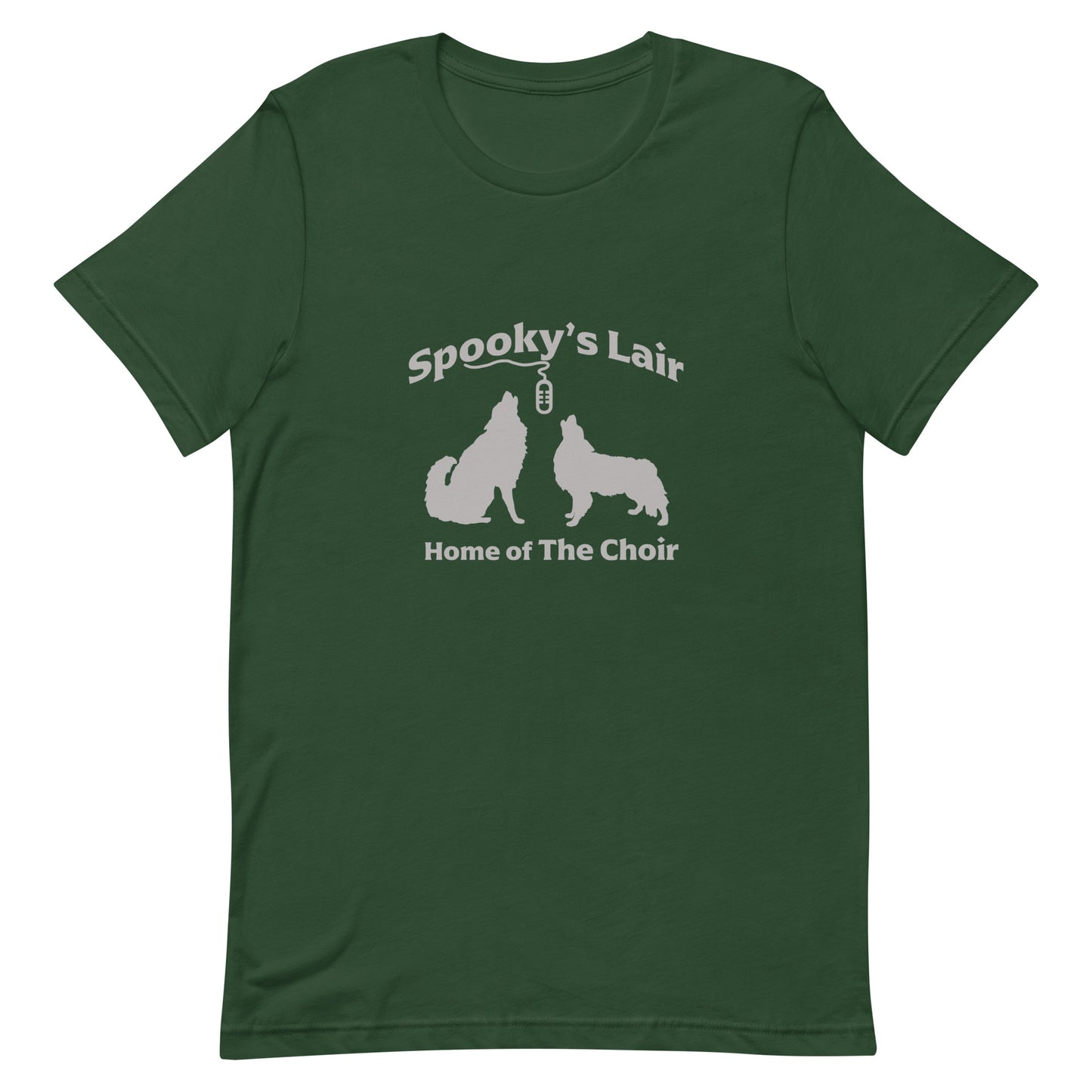 Spooky's Lair - Gray Logo - Unisex t-shirt** (addt'l colors available)